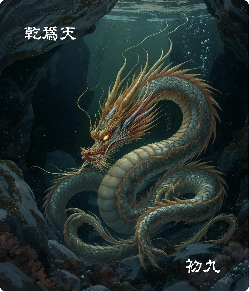 乾卦初九爻卡——潜龙勿用