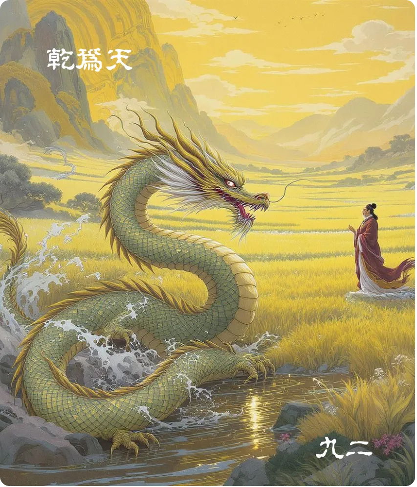 乾卦九二爻卡——见龙在田