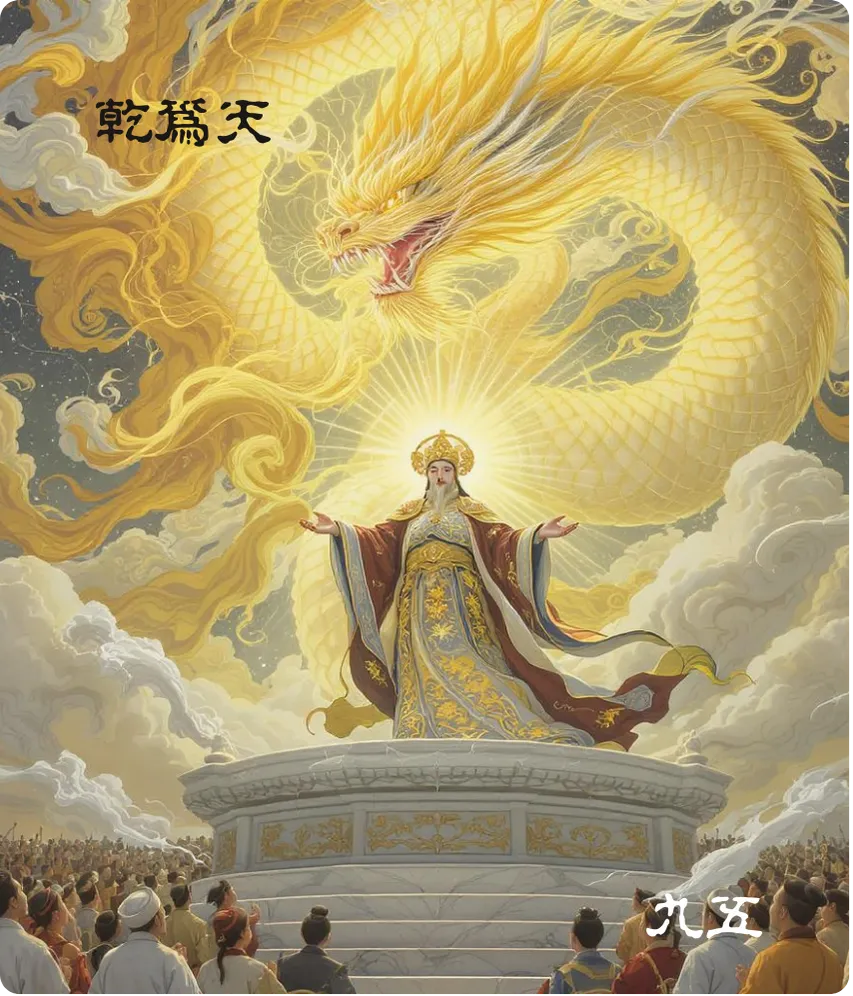 乾卦九五爻卡——飞龙在天