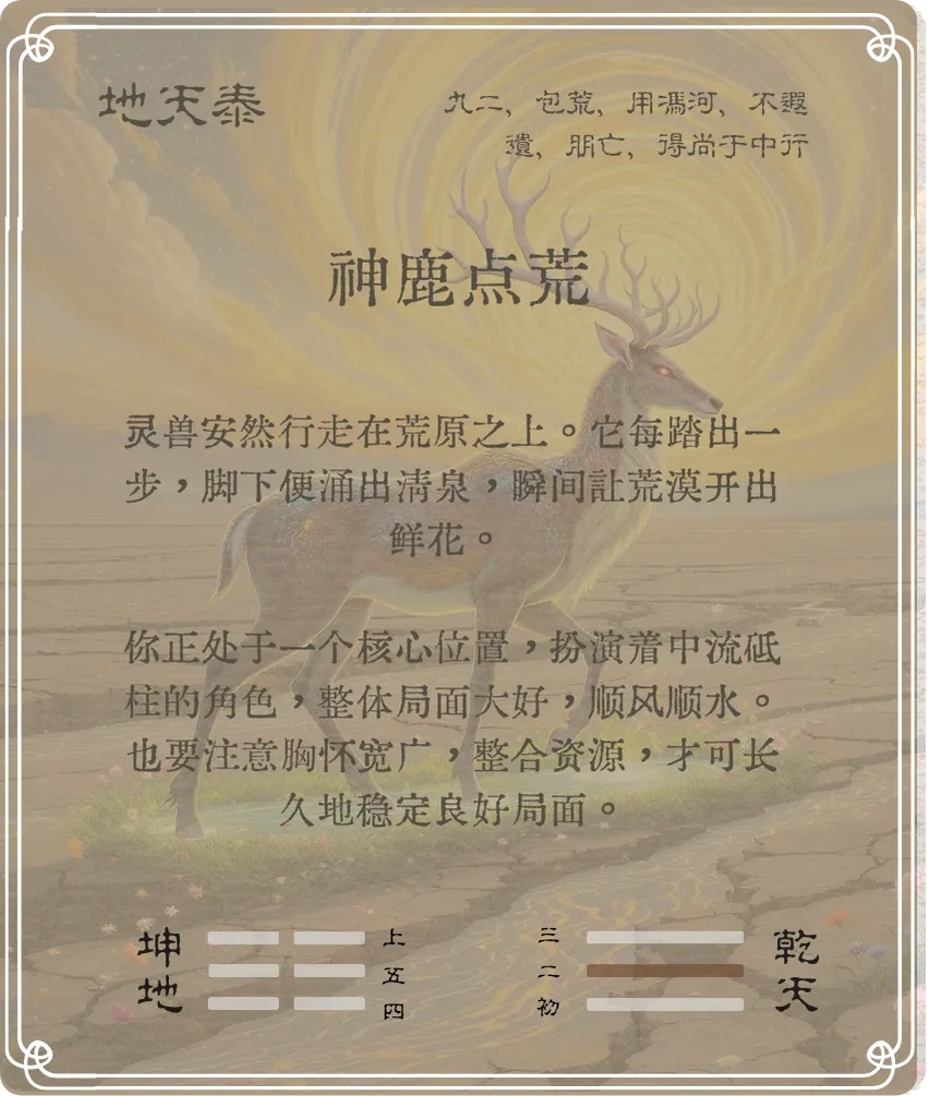 泰卦九二爻背面