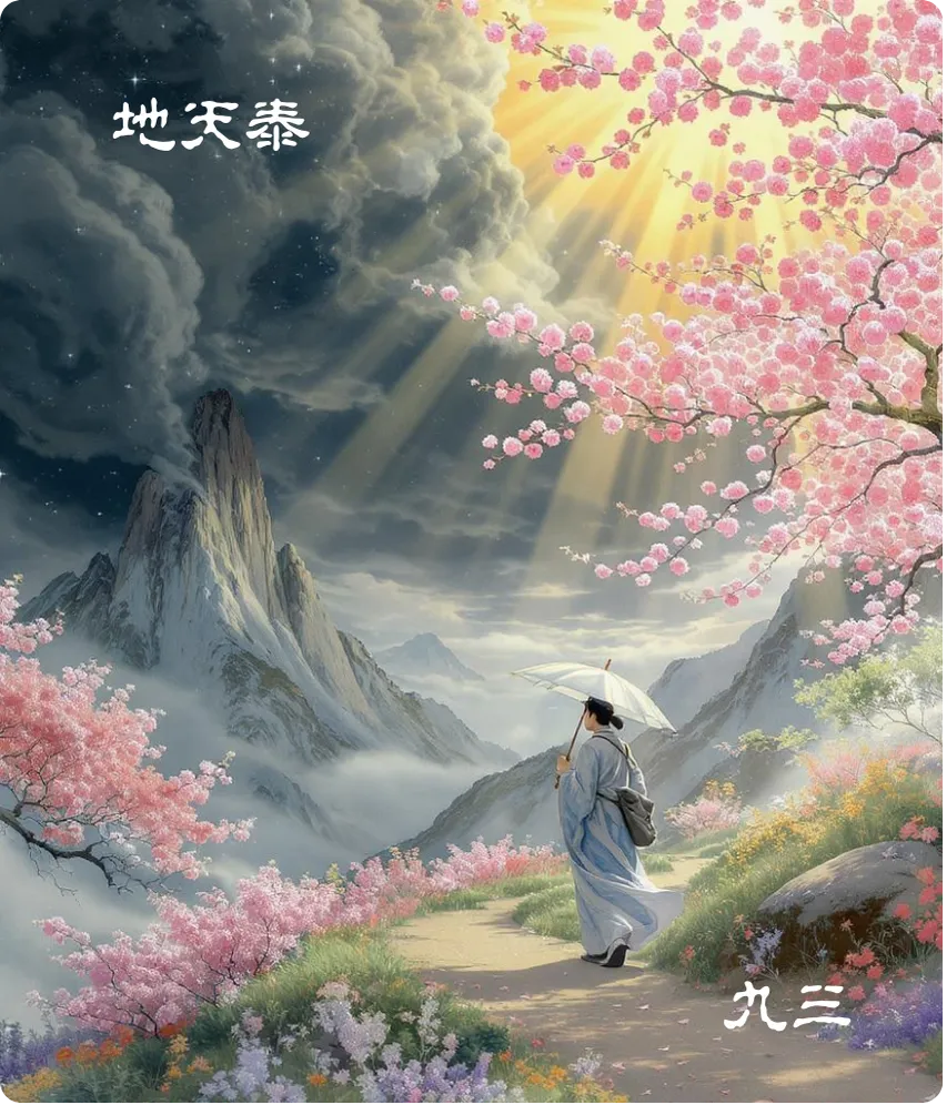 泰卦九三爻卡——无平不陂