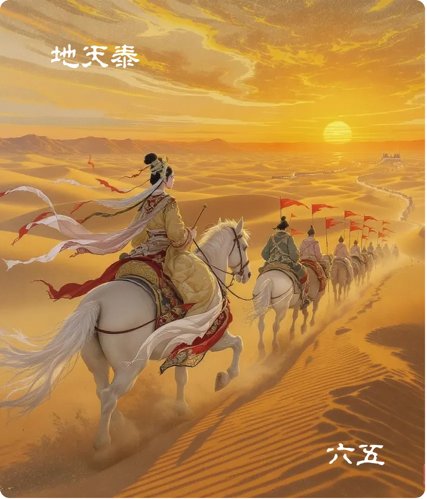 泰卦六五爻卡——帝乙归妹