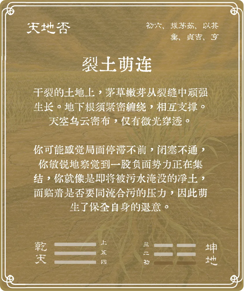 否卦初六爻背面