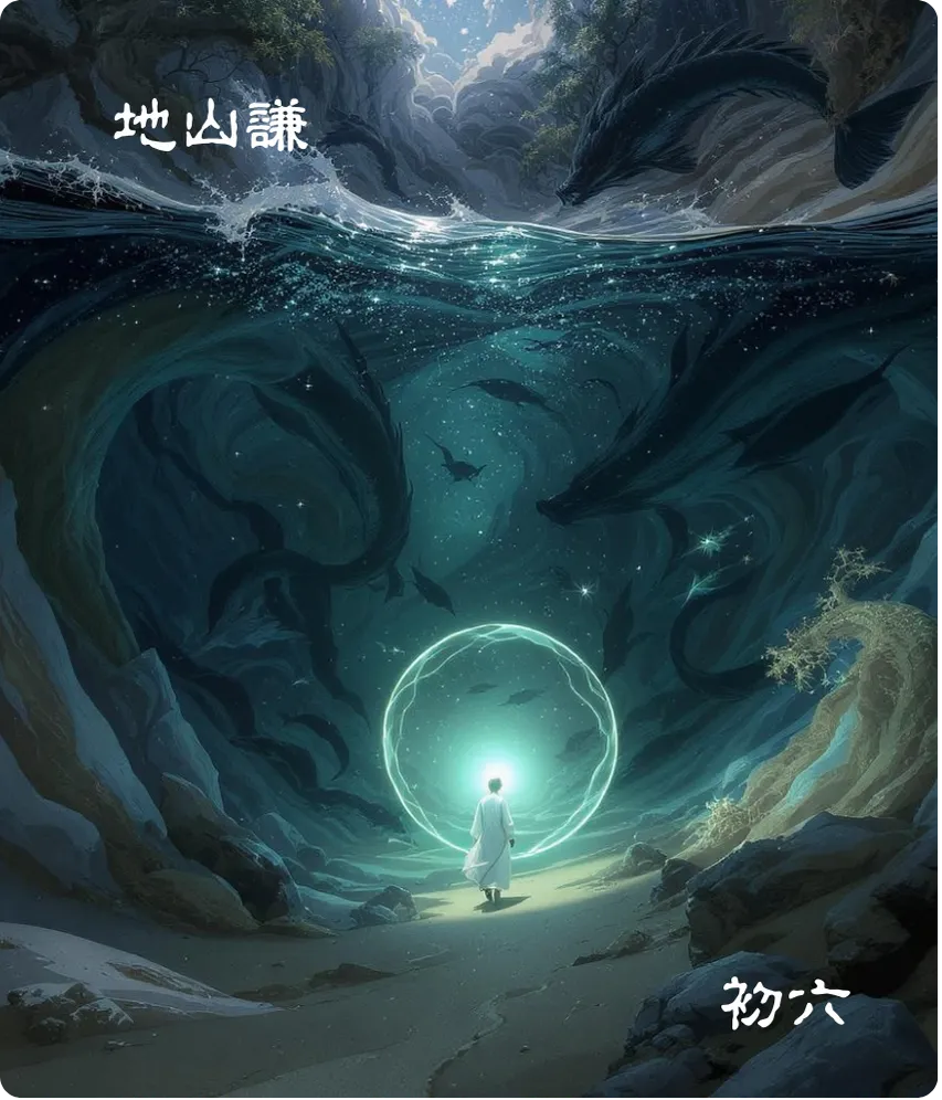 地山谦卦初六爻卡:谦谦君子