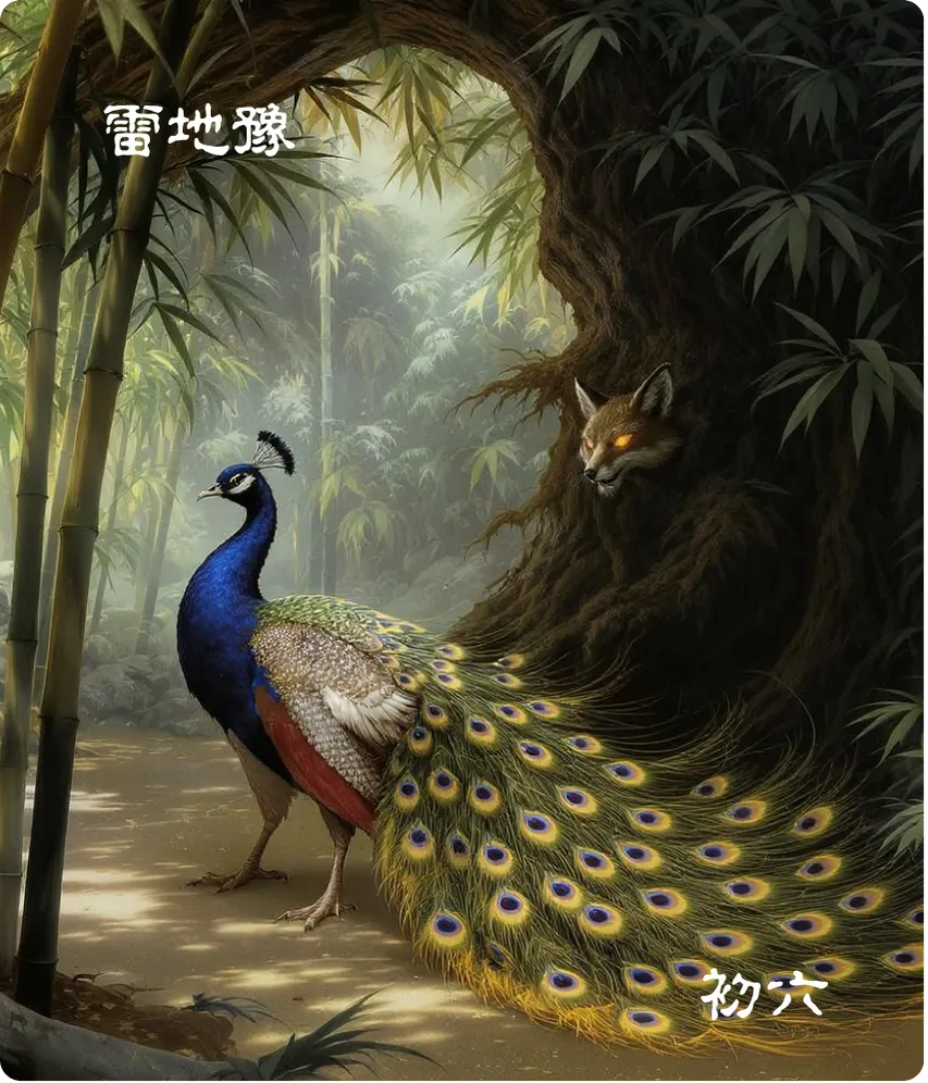 雷地豫卦初六爻卡：鸣豫