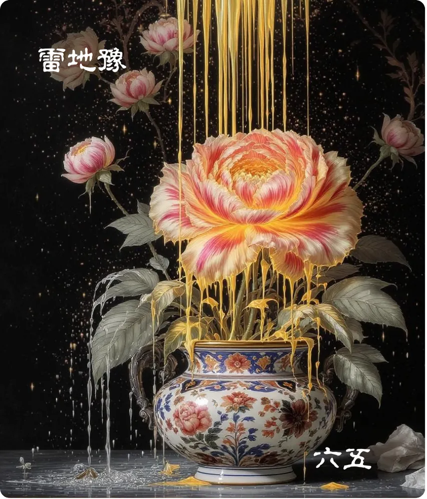 雷地豫卦六五爻卡：贞疾