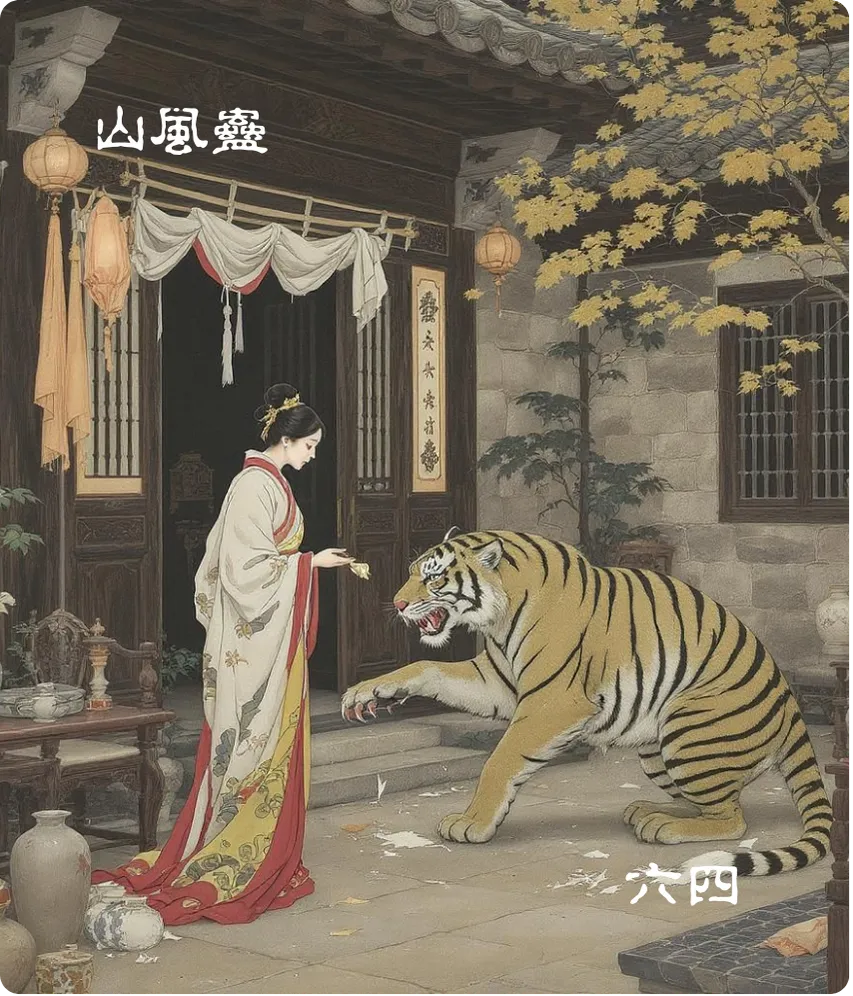 蛊卦六四爻卡——裕父之蛊往见吝