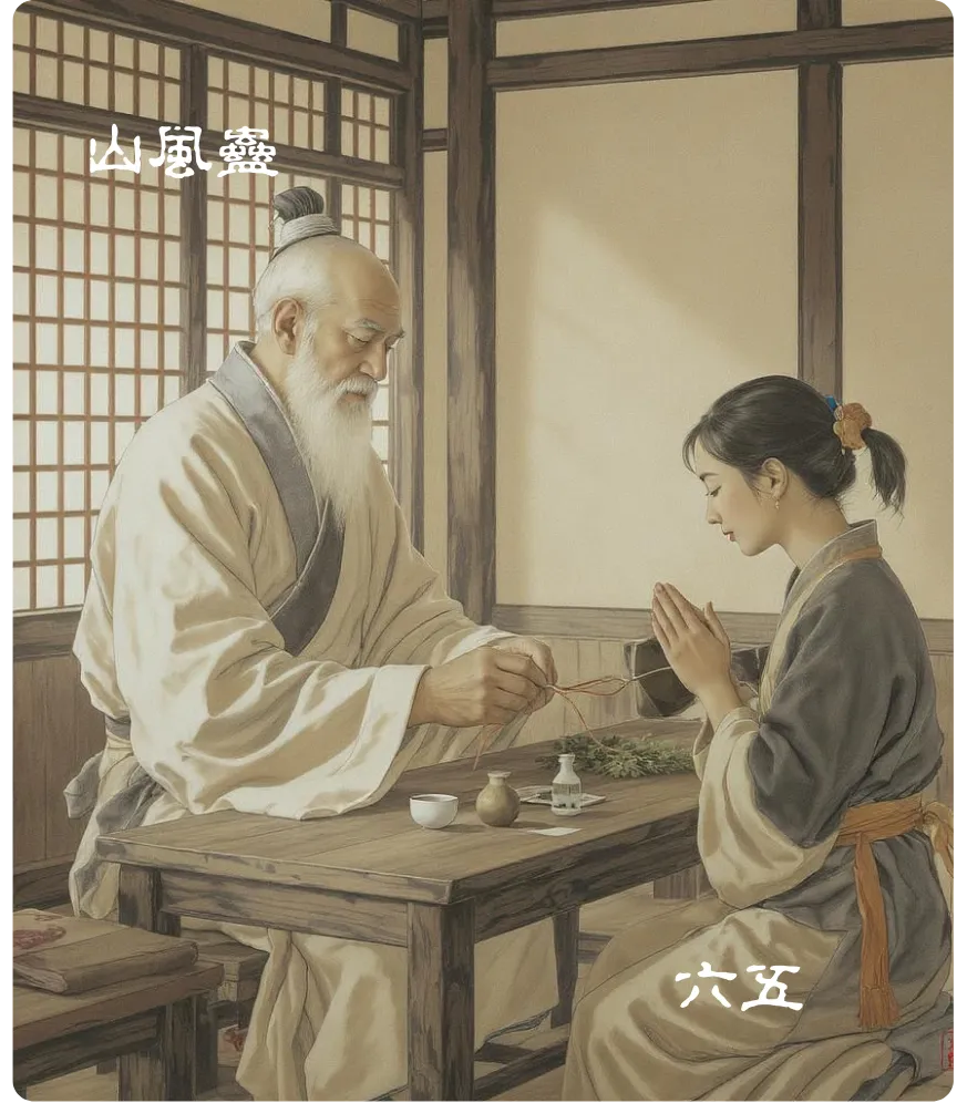 蛊卦六五爻卡——干父之蛊用誉