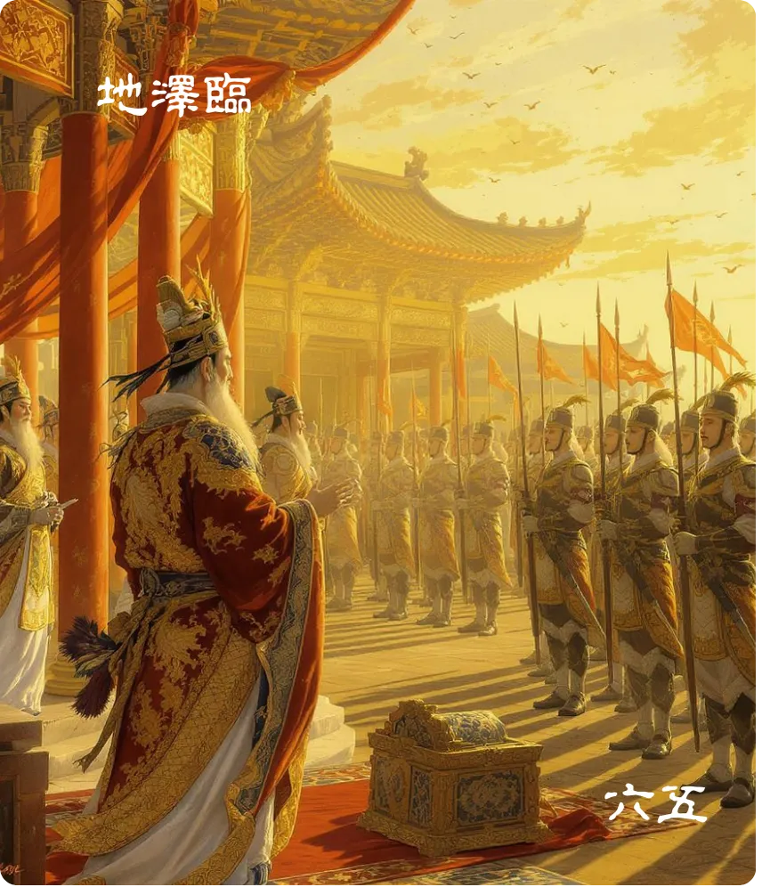 地泽临卦六五爻卡:知临