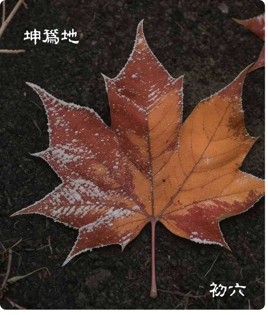 坤卦初六爻卡:履霜堅冰至