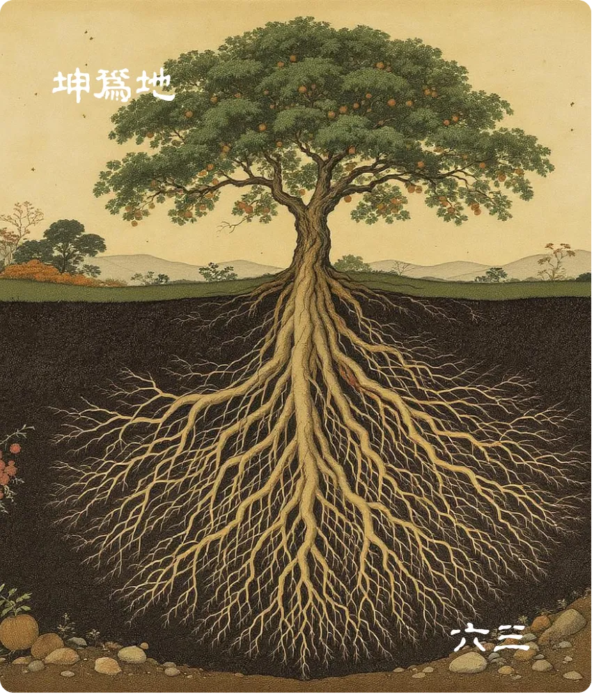 坤卦六三爻卡:含章可貞