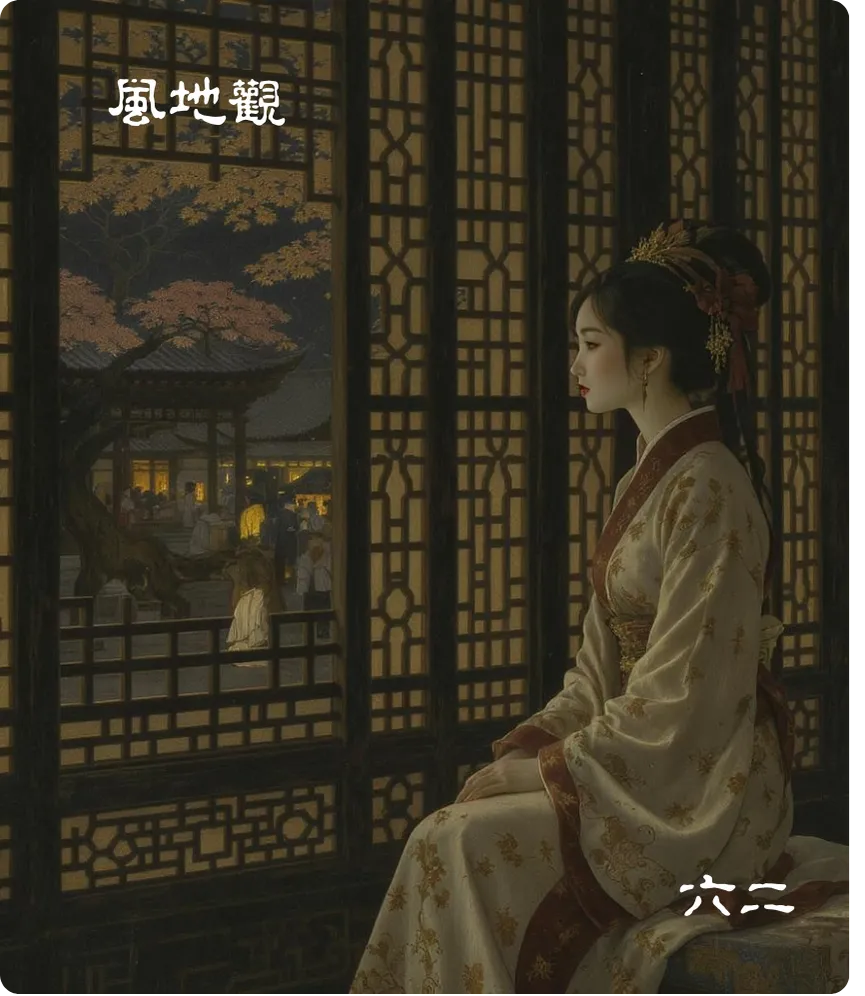 风地观卦六二爻卡:窥观