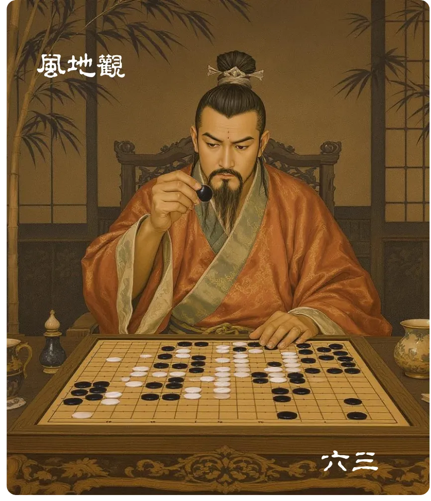 风地观卦六三爻卡:观我生