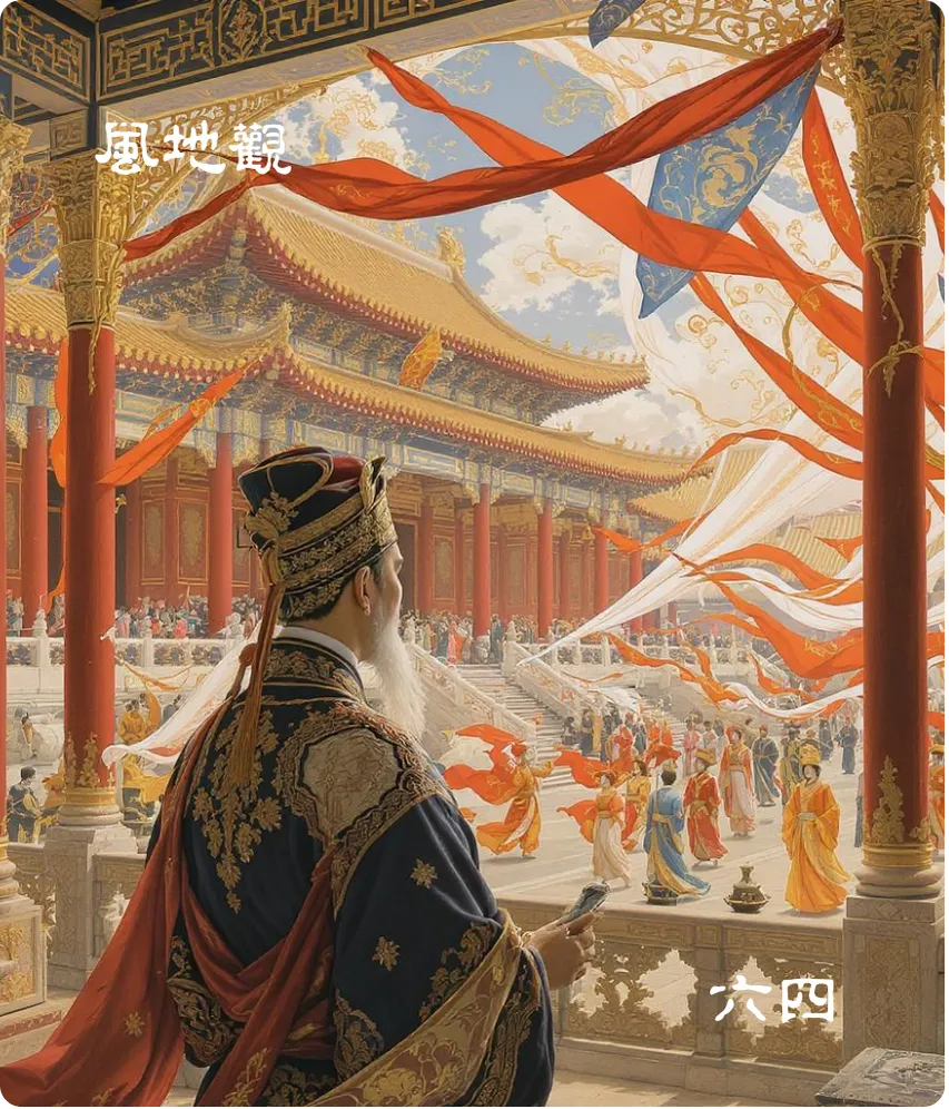 风地观卦六四爻卡:观国之光