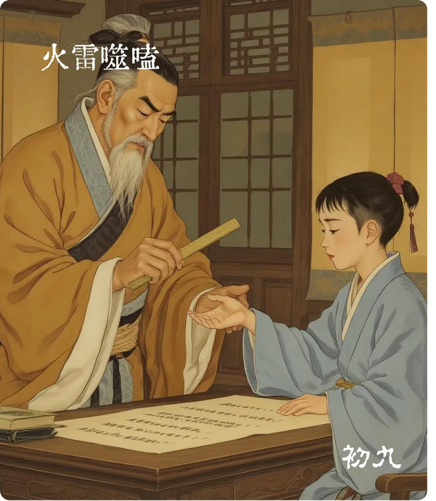 噬嗑卦初九爻卡——屦校灭趾