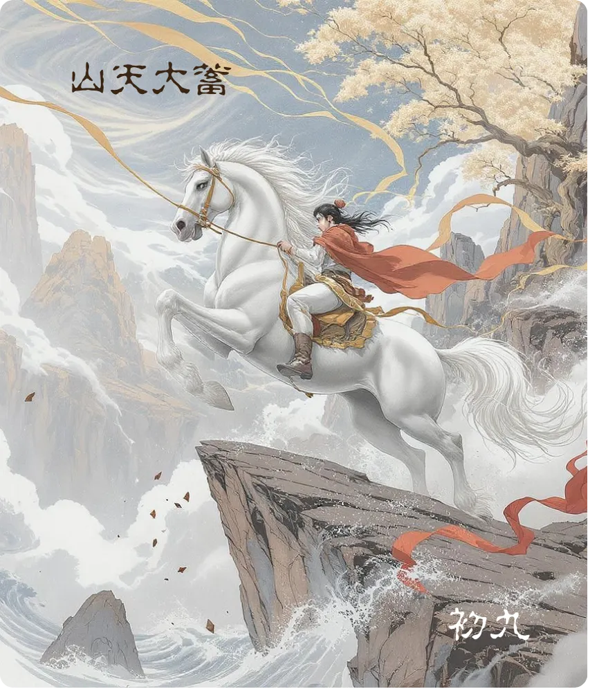 大畜卦初九爻卡——有厉利已