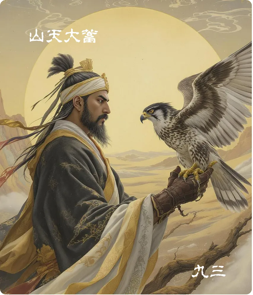 大畜卦九三爻卡——良马逐利艰贞