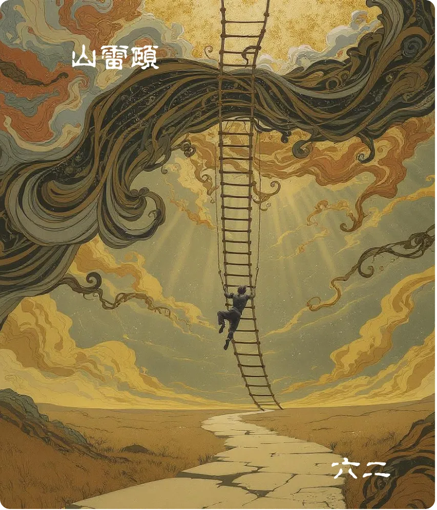 山雷颐卦六二爻卡：颠颐