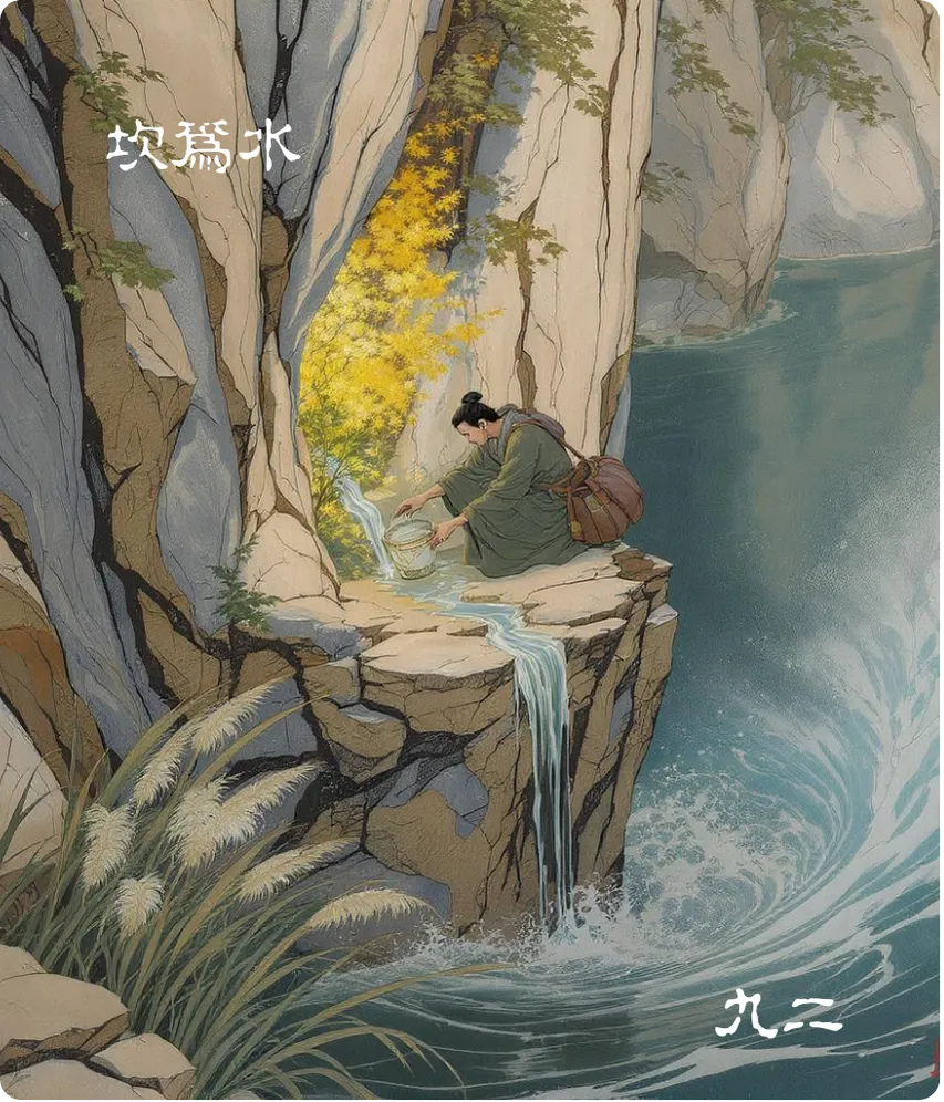 坎为水卦九二爻卡：求小得