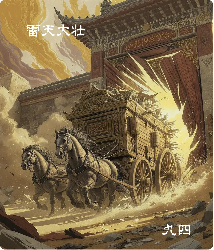 大壯卦九四爻正面