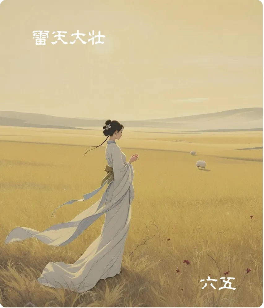 大壯卦六五爻正面