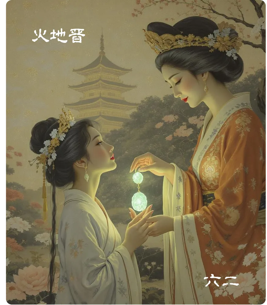 晋卦六二爻卡——晋如愁如