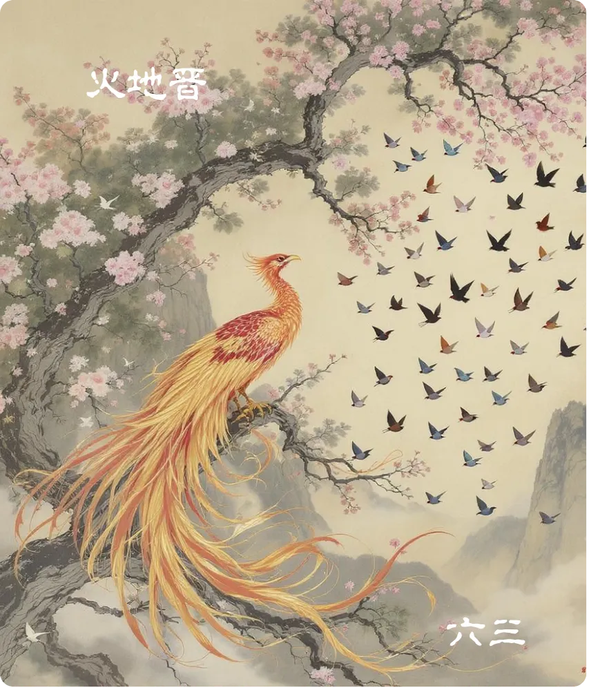 晋卦六三爻卡——众允悔亡