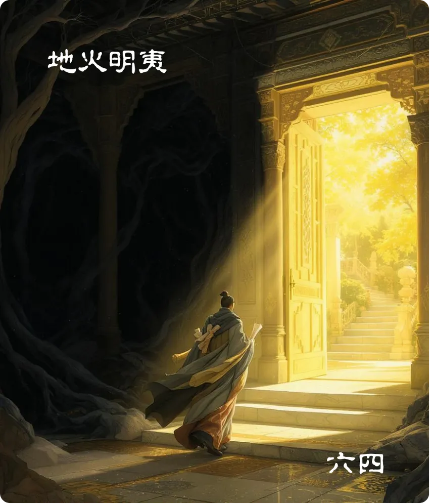 明夷卦六四爻卡——入于左腹获明夷之心