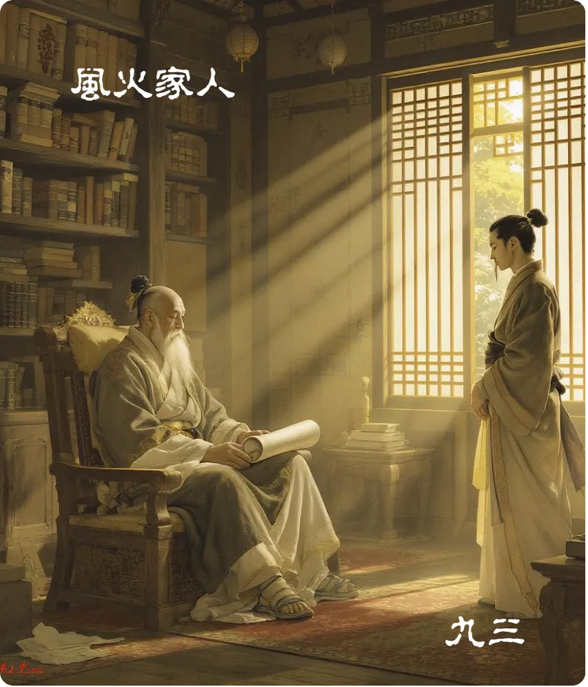 家人卦九三爻卡——家人嗃嗃悔厉吉