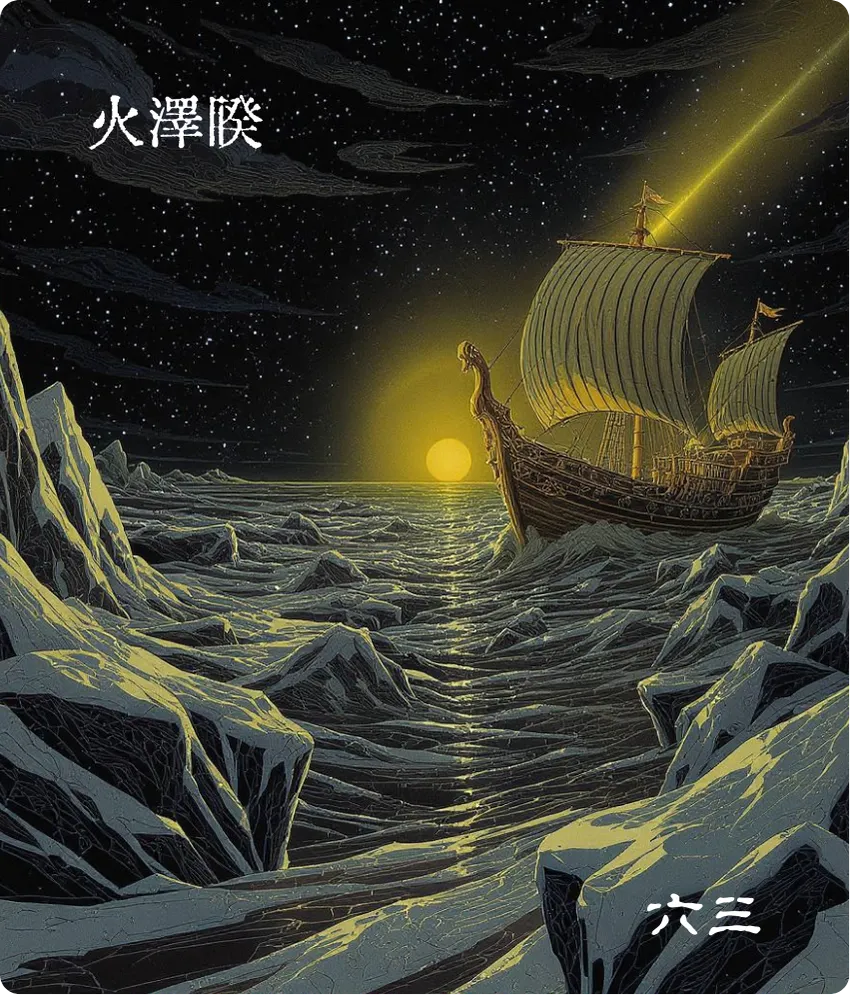 睽卦六三爻正面