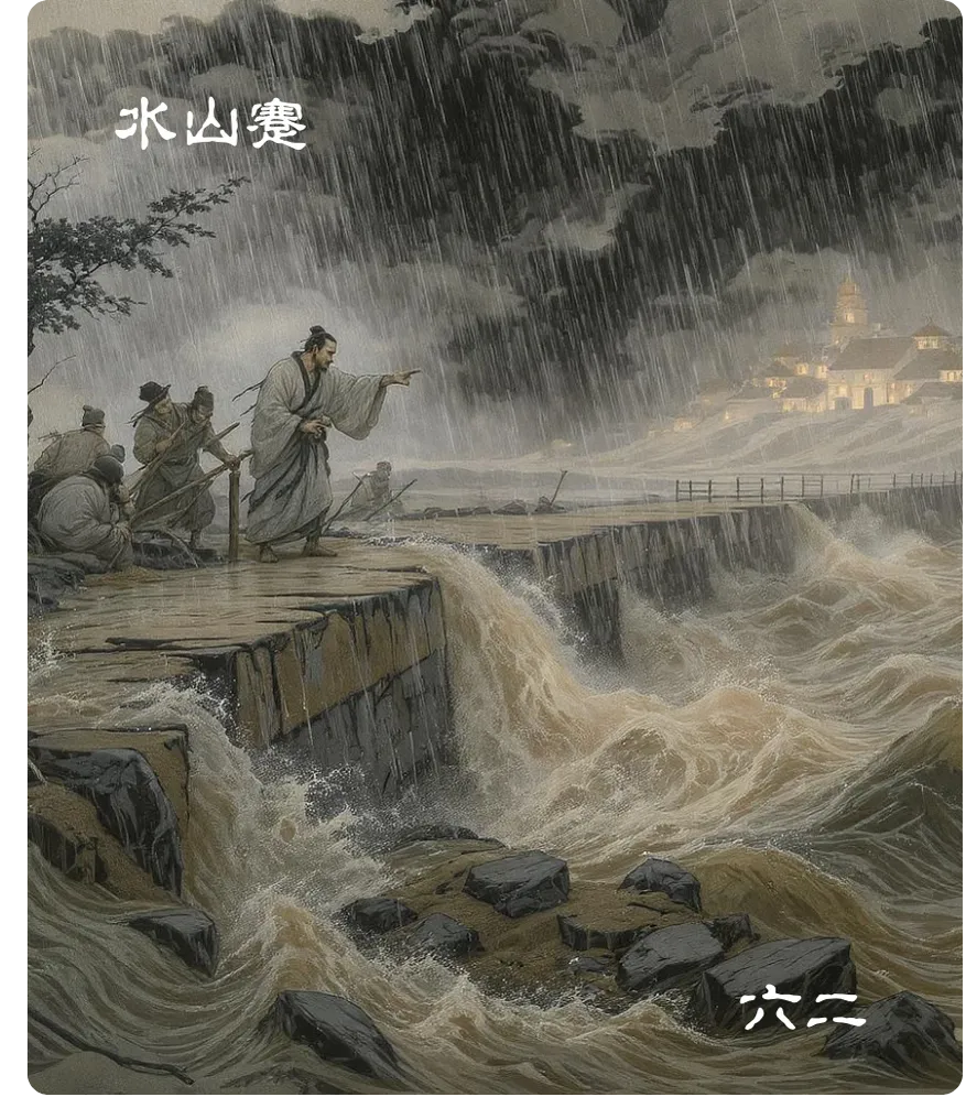 水山蹇卦六二爻卡——王臣蹇蹇