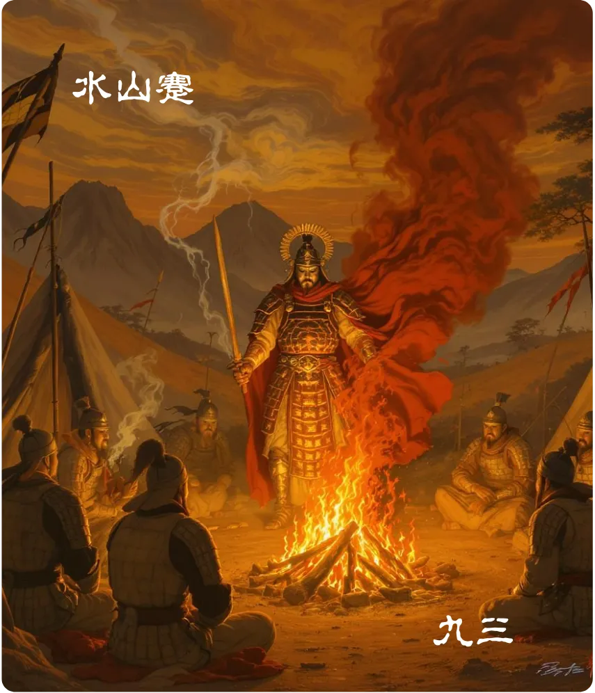 水山蹇卦九三爻卡——往蹇來反