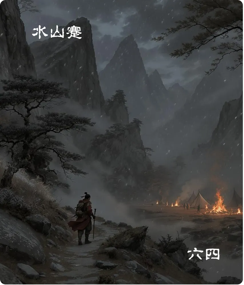 水山蹇卦六四爻卡——往蹇來連