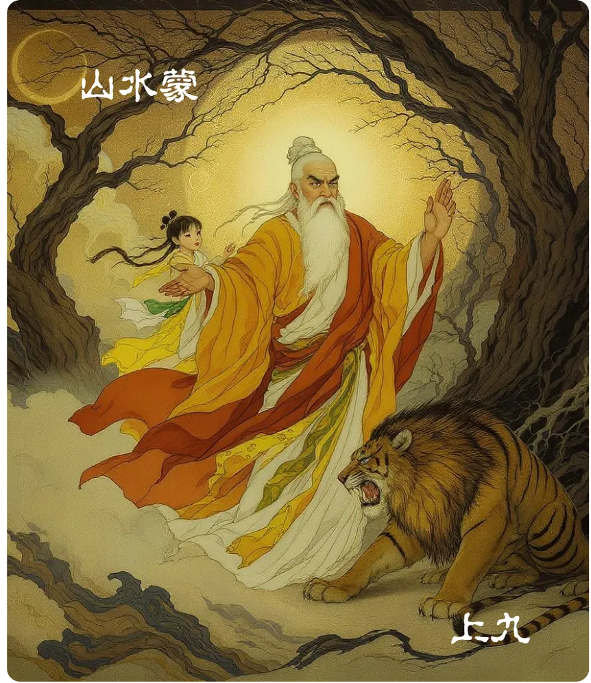 蒙卦上九爻卡——击蒙