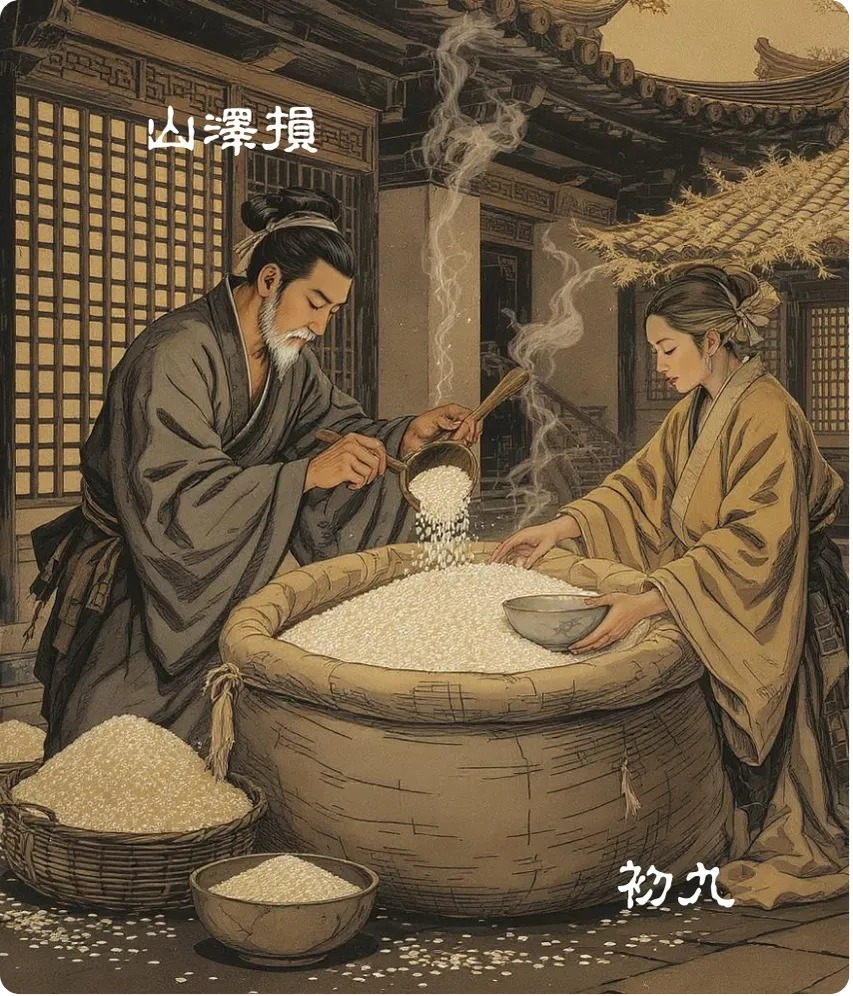 损卦初九爻卡——已事遄往，酌损之