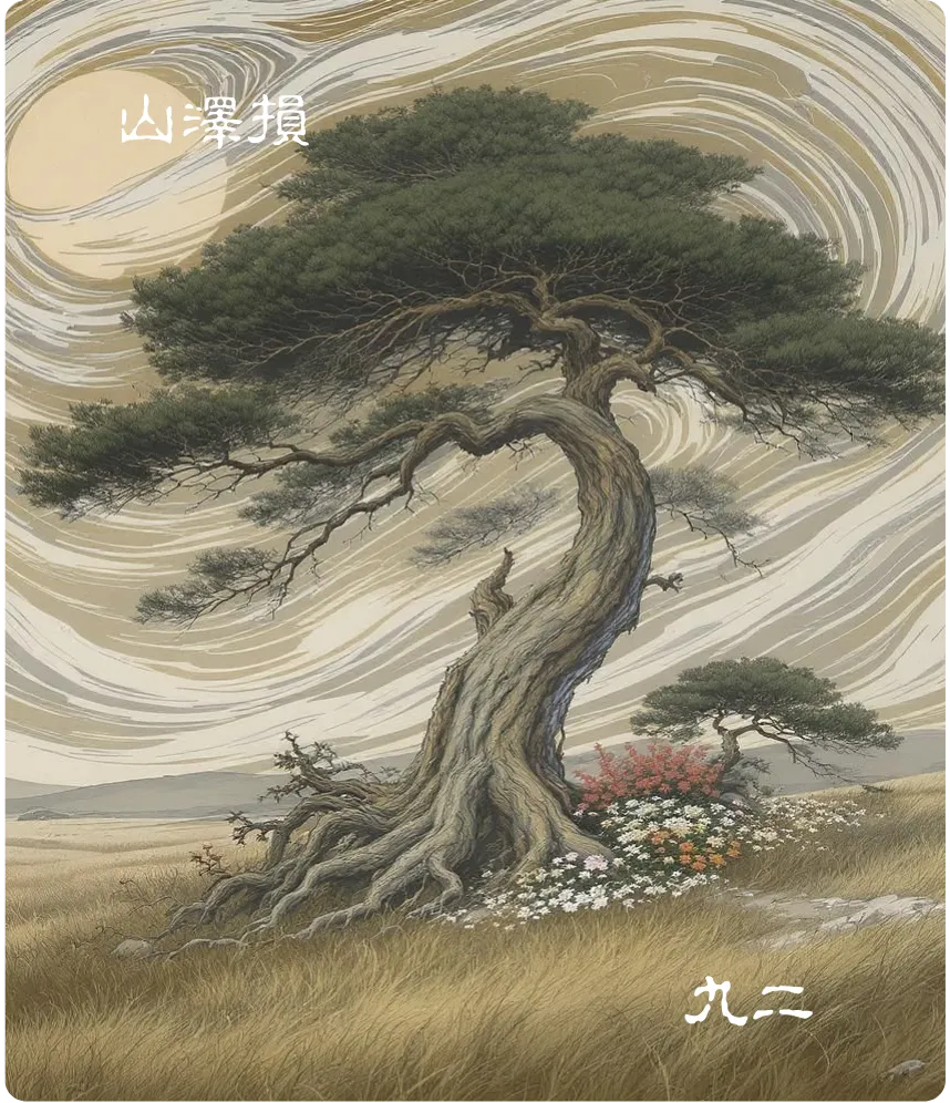 损卦九二爻卡——利贞，弗损益之