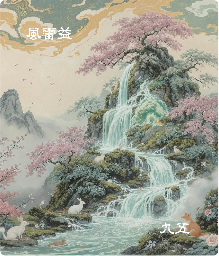 益卦九五爻卡——有孚惠心