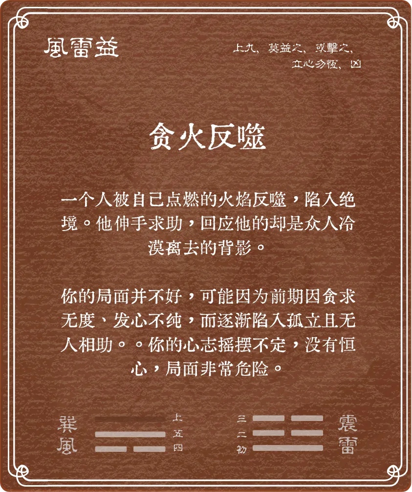 益卦上九爻背面