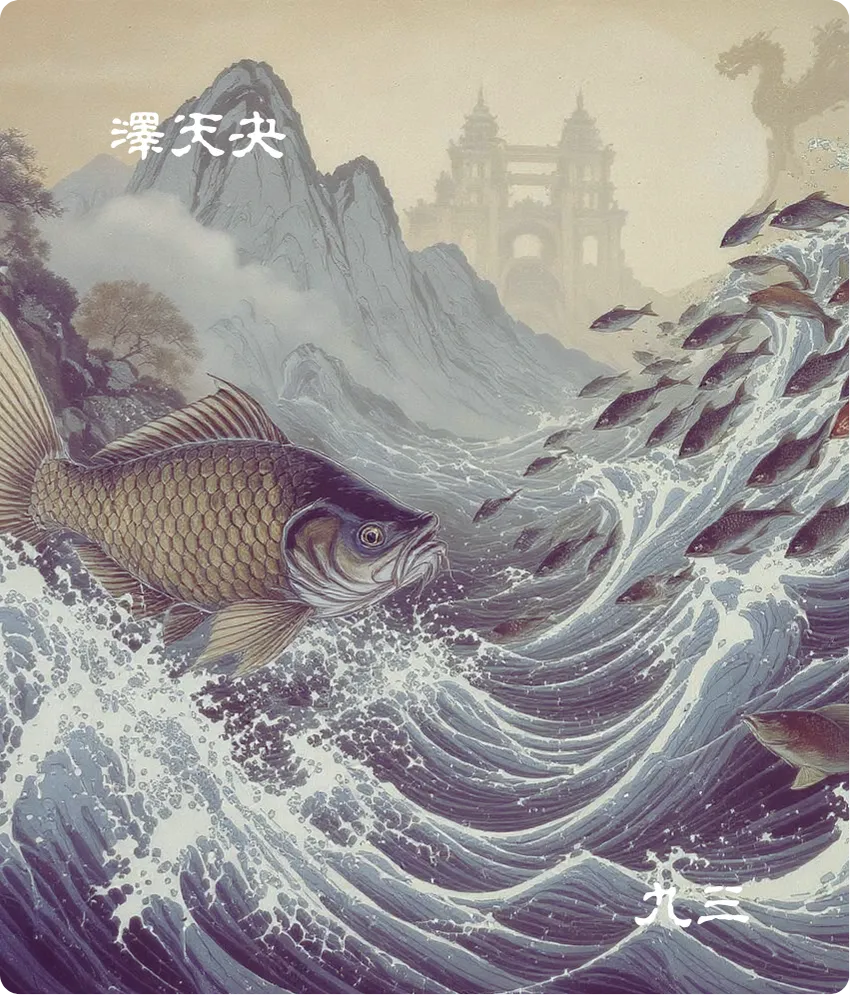 夬卦九三爻卡——壮于頄