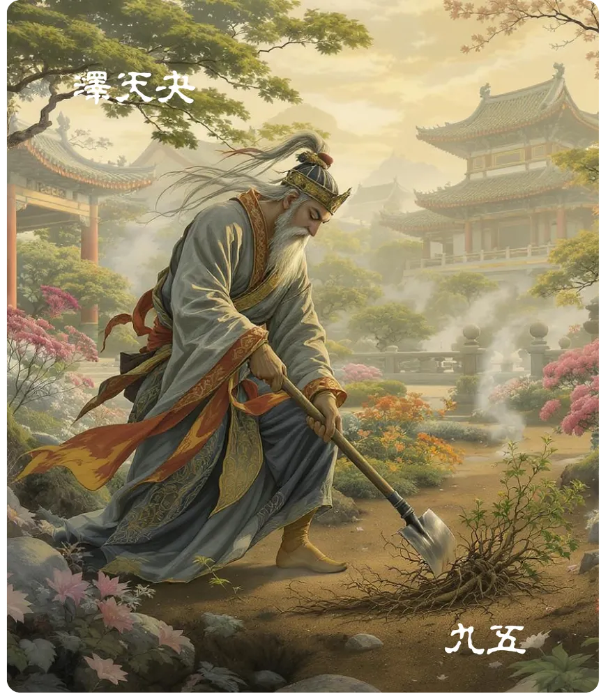 夬卦九五爻卡——苋陆夬夬