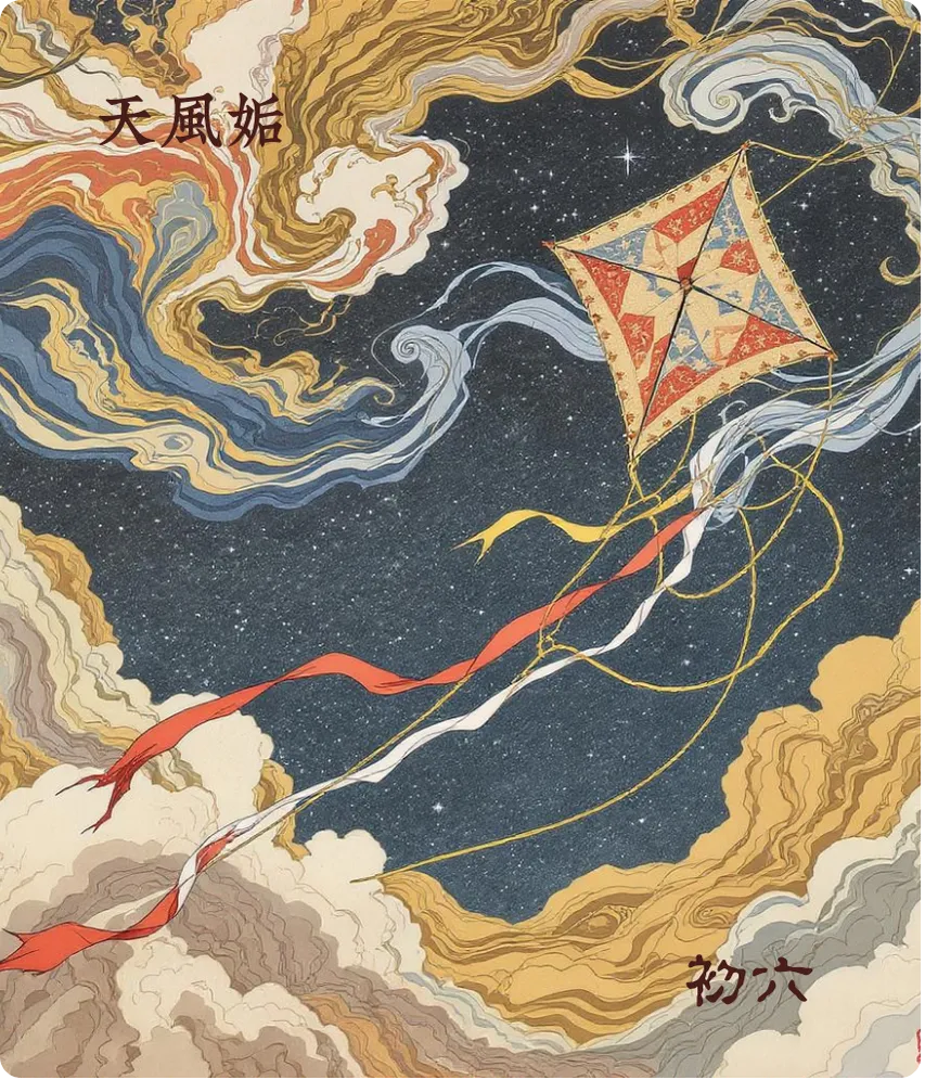 姤卦初六爻卡——系于金柅