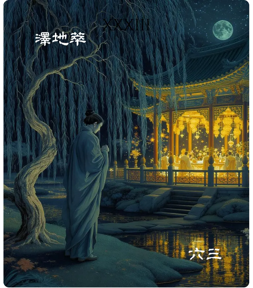 萃卦六三爻卡——萃如嗟如