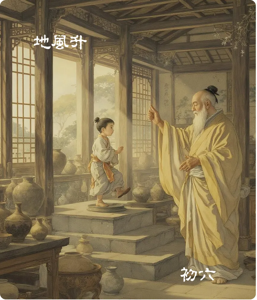 升卦初六爻卡——允升大吉