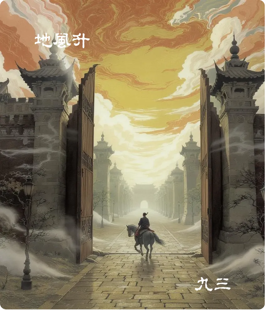 升卦九三爻卡——升虚邑