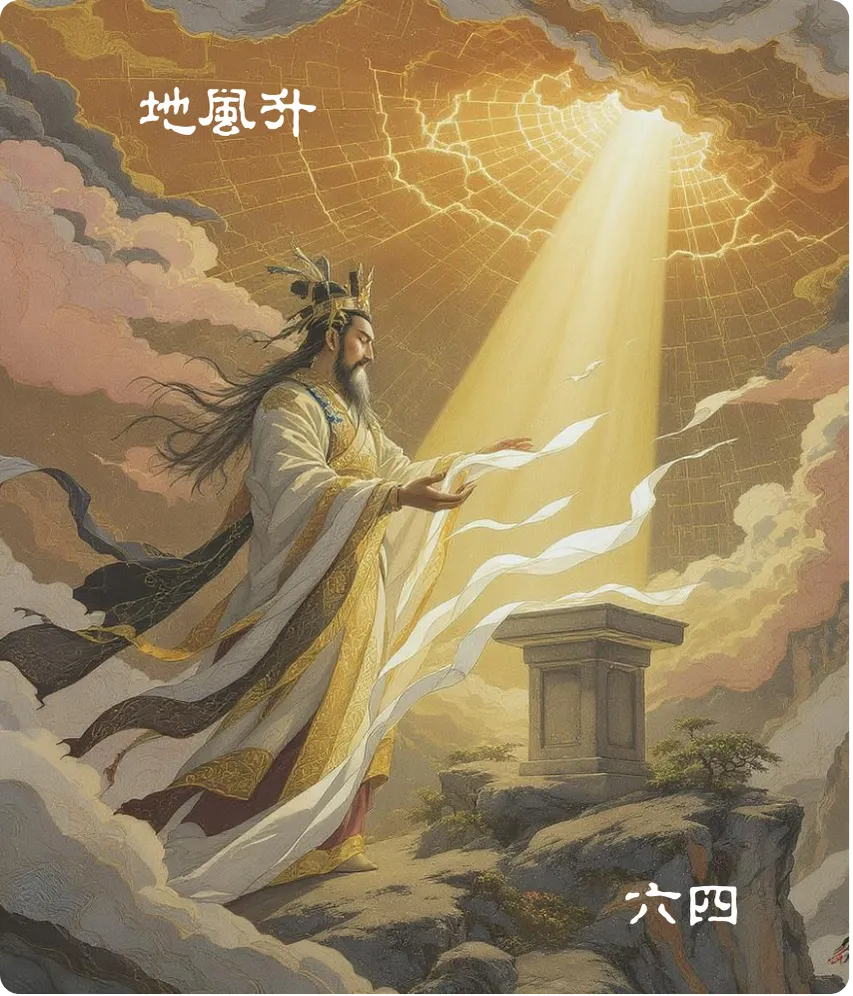 升卦六四爻卡——王用亨于岐山