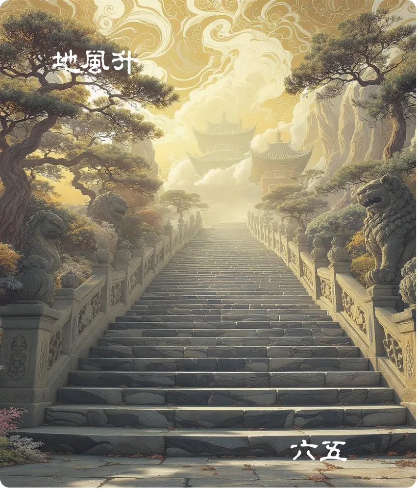 升卦六五爻卡——贞吉升阶