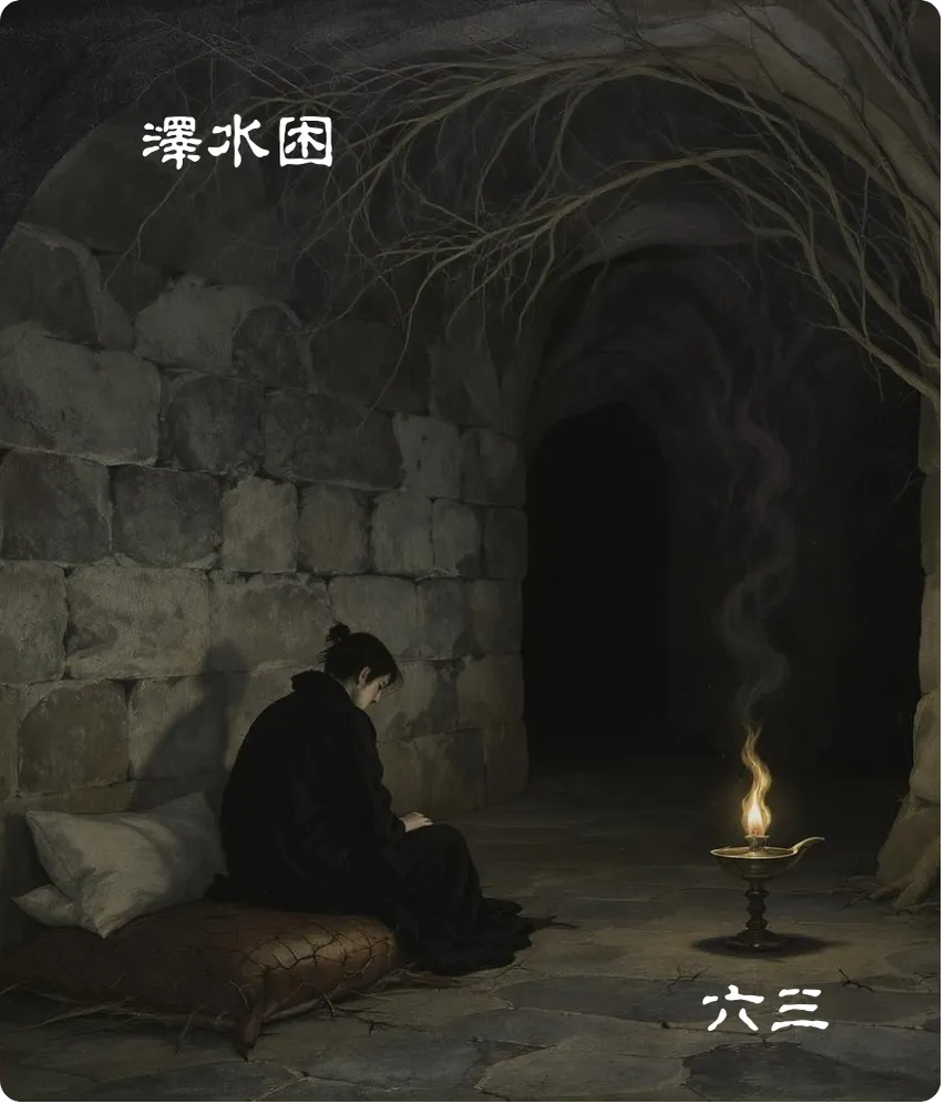 困卦六三爻卡——困于石据于蒺藜