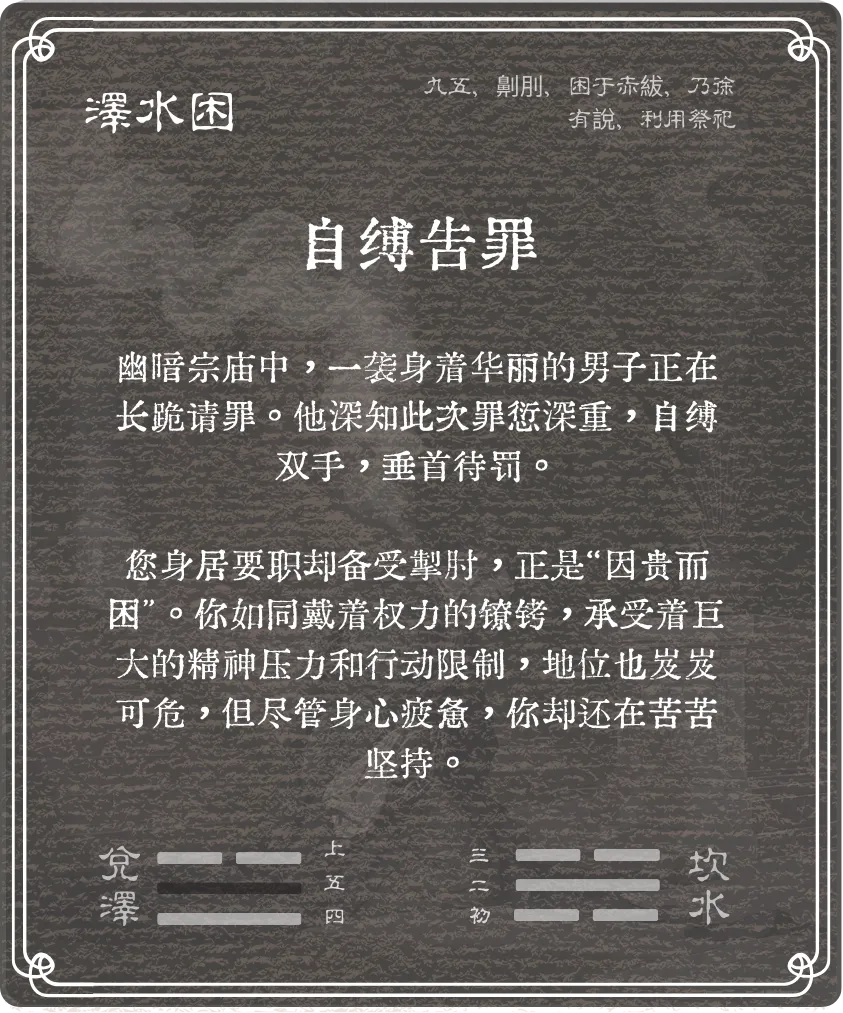 困卦九五爻背面