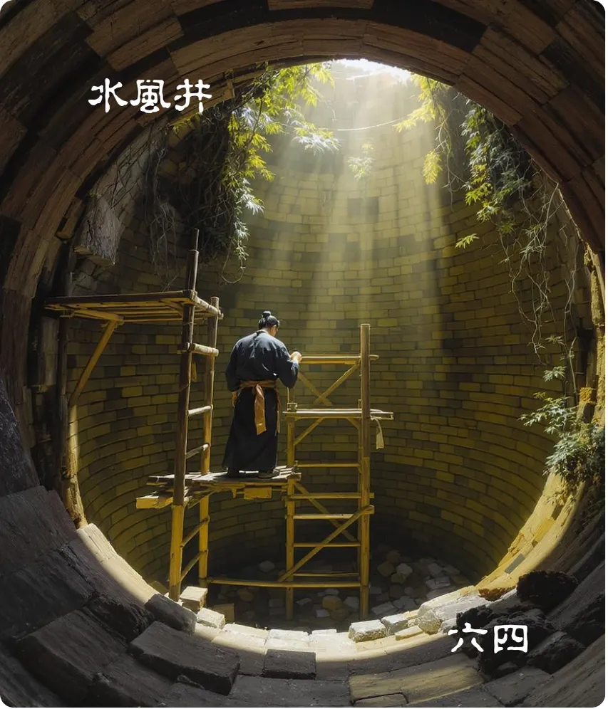 井卦六四爻卡——井甃无咎