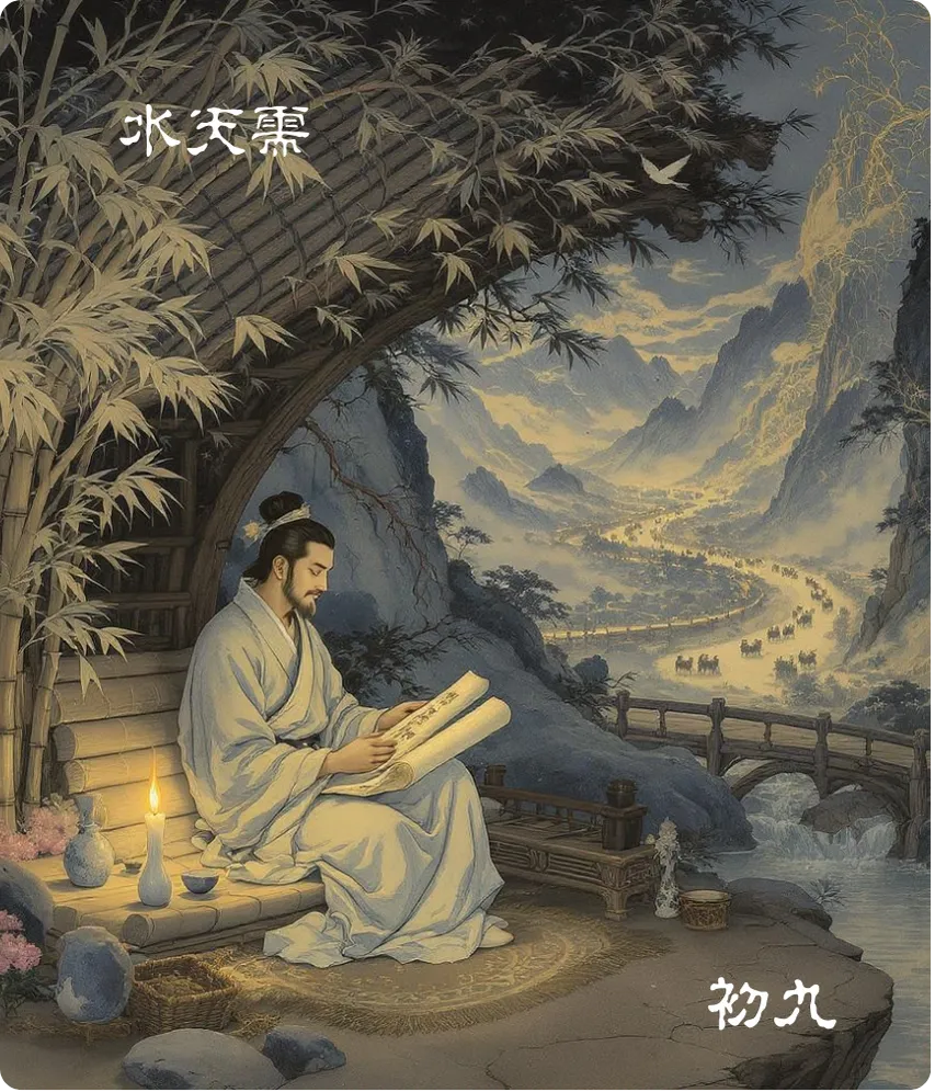 需卦初九爻卡——需于郊